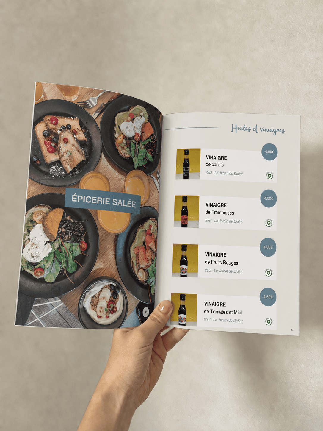 Catalogue conçu pour L’Épi du Bourg